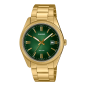 CASIO - Montre Homme Timeless vert doré - Ref MTP-1302PGC-3AVEF