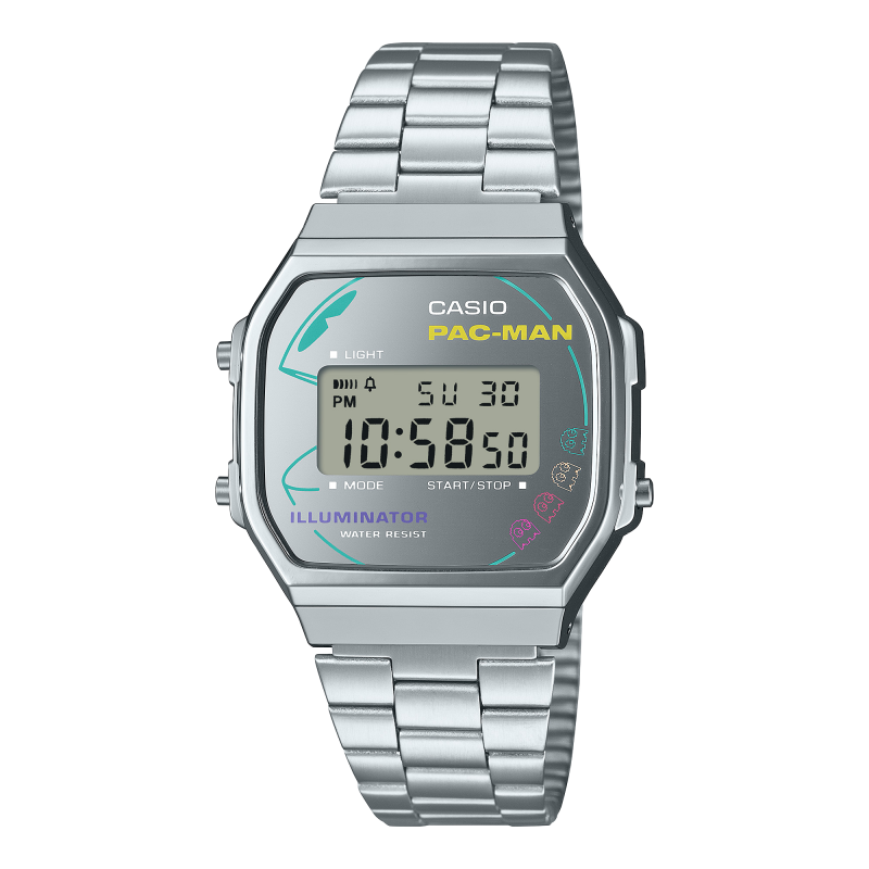 CASIO - Montre Mixte Pac-Man Edition - Ref A168WEPC-7AER