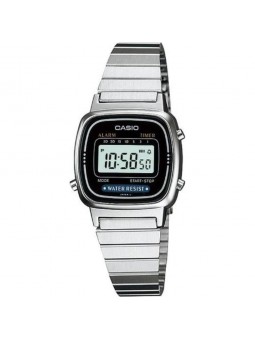 Montre Mixte CASIO Vintage Acier Argenté - LA670WEA-1EF