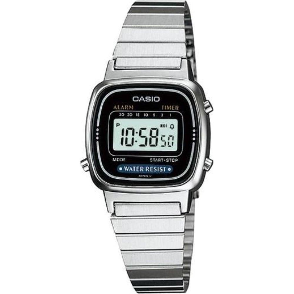 Montre Mixte CASIO Vintage Acier Argenté - LA670WEA-1EF