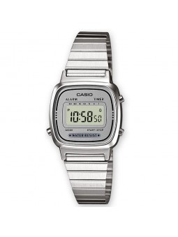 Montre Mixte CASIO Vintage Acier Gris - LA670WEA-7EF