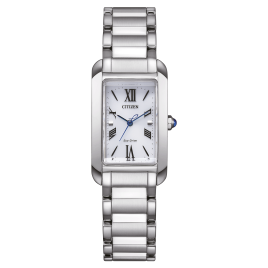 CITIZEN - Montre Femme Rectangulaire Eco Drive - Ref EW5620-55A