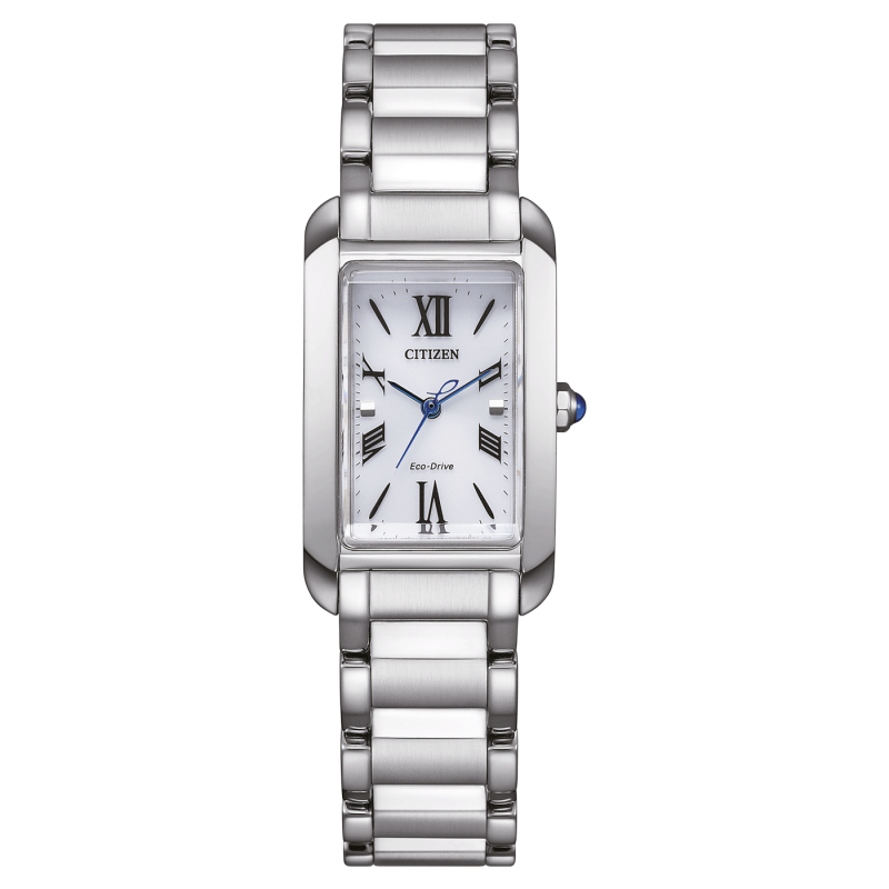 CITIZEN - Montre Femme Rectangulaire Eco Drive - Ref EW5620-55A
