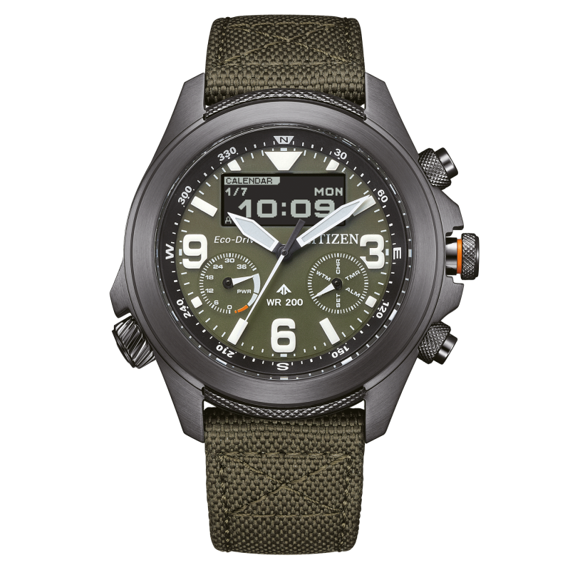 CITIZEN - Montre Homme Promaster Kaki - Ref JV1005-02W