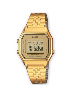 Montre mixte Montre Casio LA680WEGA-9ER Bracelet Acier
