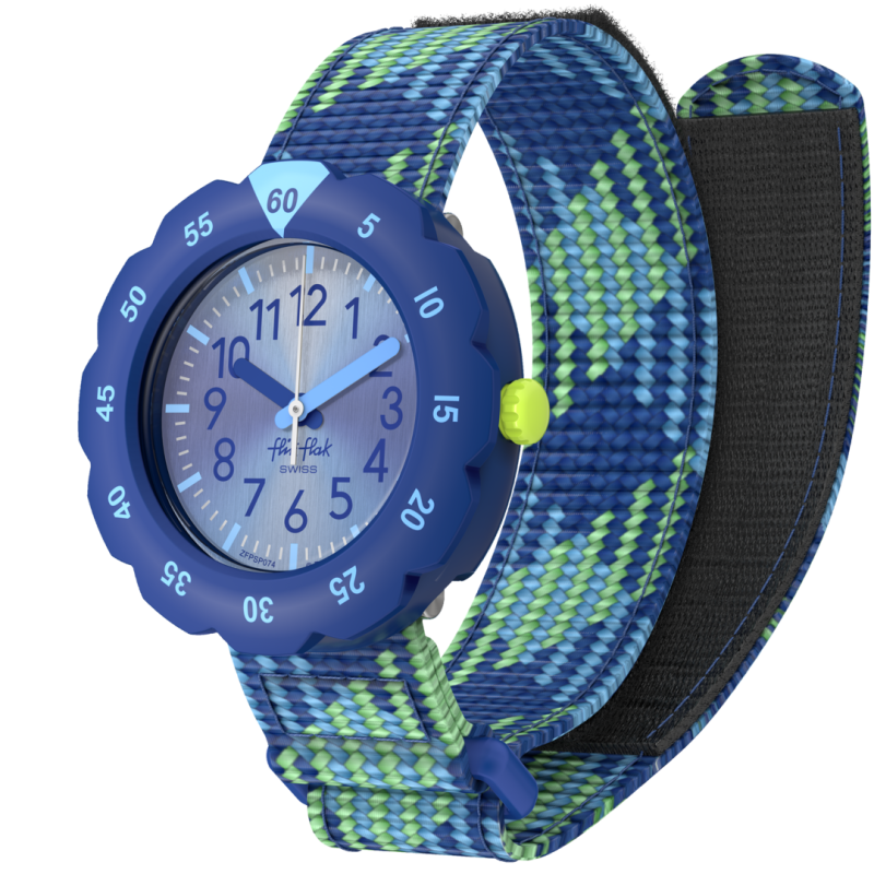 FLIK FLAK - Montre Enfant Loop In Blue - Ref FPSP074
