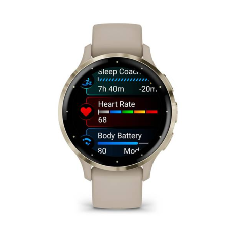GARMIN - Montre Femme Venu 3 Black - Ref 010-02785-02