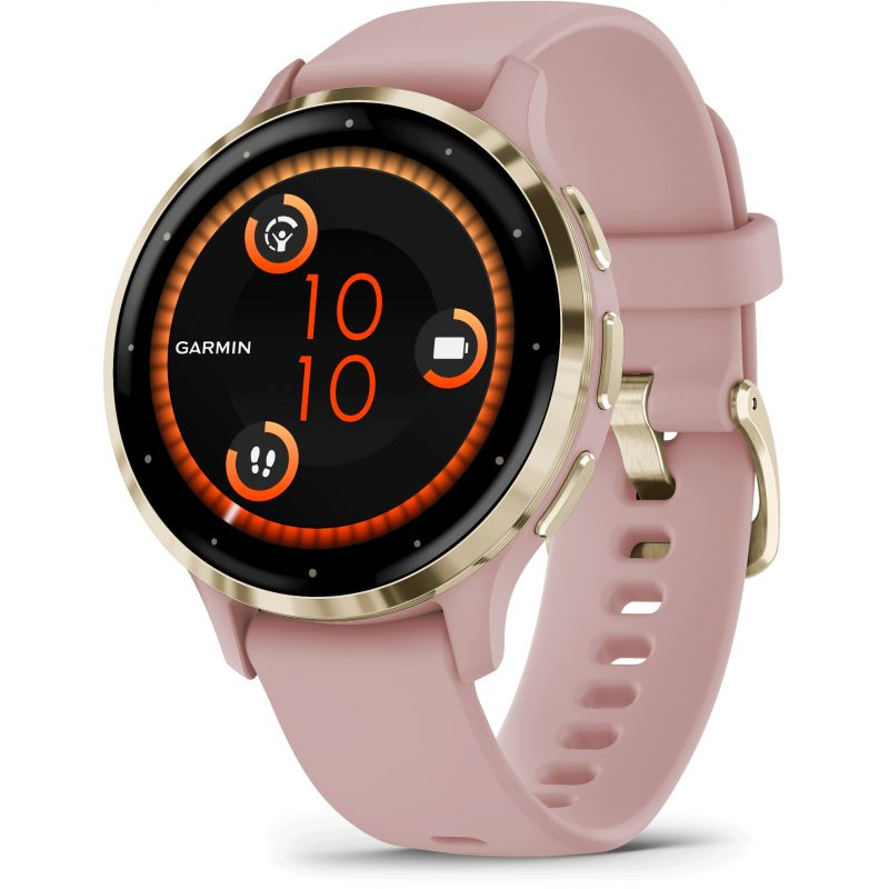 GARMIN - Montre Femme Venu 3S Rose Gold - Ref 010-02785-03
