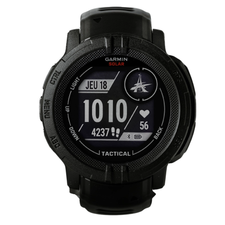 GARMIN - Montre Homme Instinct 2 Solar Tactical - Ref 010-02627-0A