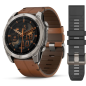 GARMIN - Montre Homme Fenix 8 marron - Ref 010-02905-40