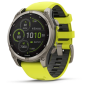 GARMIN - Montre Homme Fenix 8 jaune - Ref 010-02906-21
