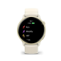 GARMIN - Montre Mixte Vívoactive 6 Lunar Gold - Ref 010-02985-01