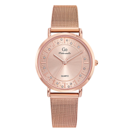 Girl Only - Montre Femme Acier doré rose - Ref 695600