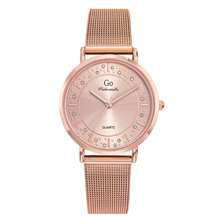 Girl Only - Montre Femme Acier doré rose - Ref 695600