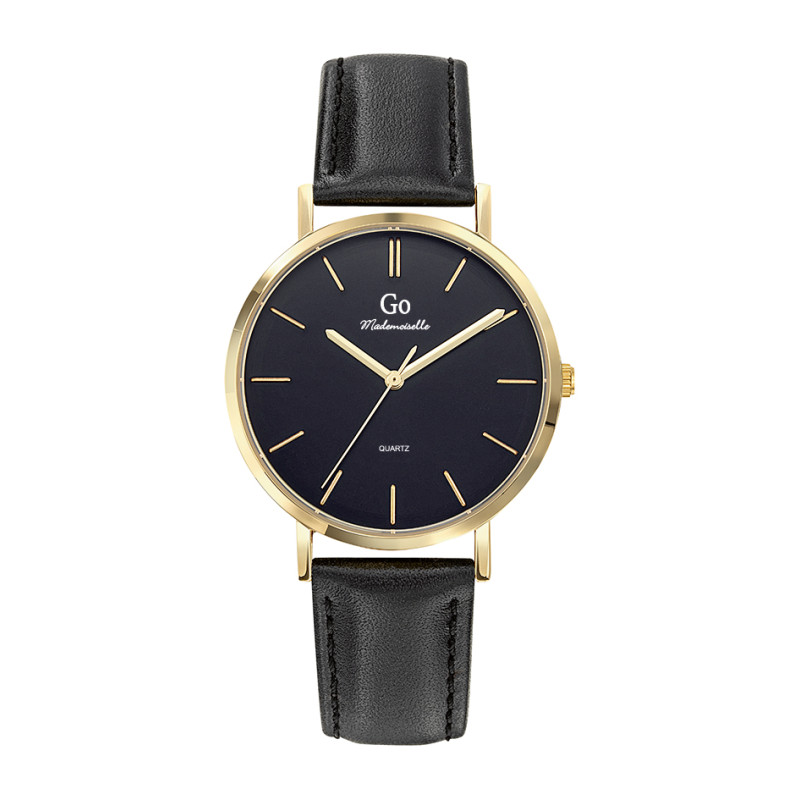 Girl Only - Montre Femme Cuir noir - Ref 699296