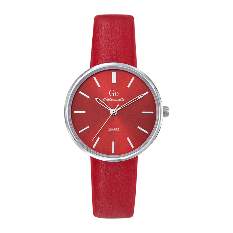 Girl Only - Montre Femme Cuir rouge - Ref 699315