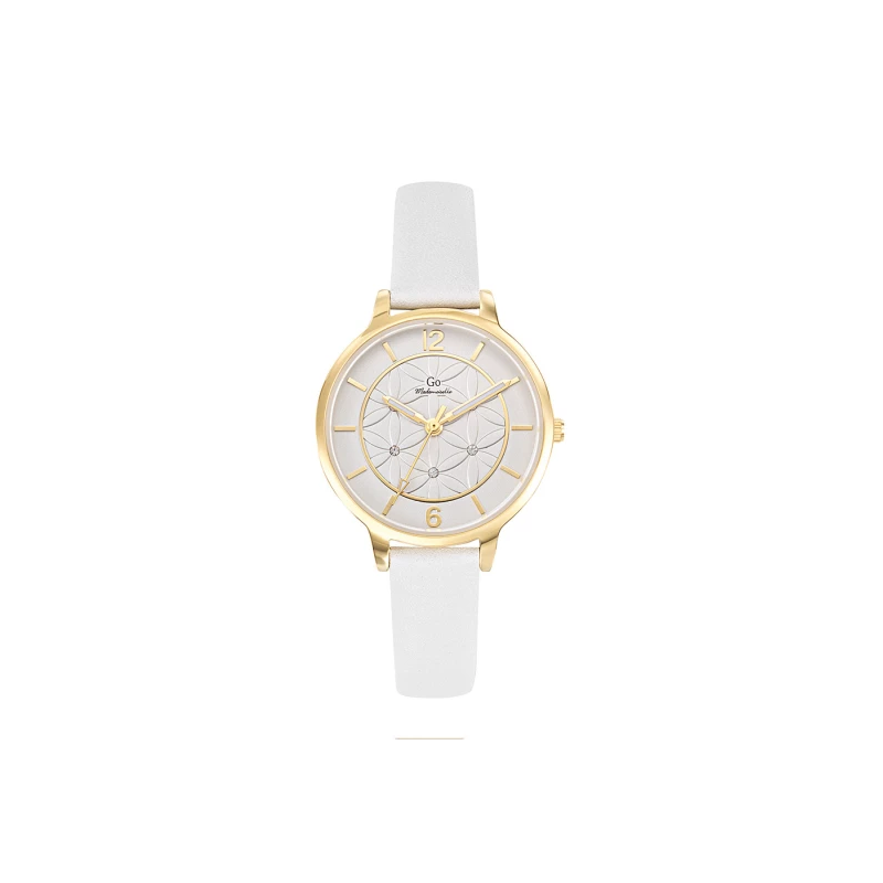 Girl Only - Montre Femme Cuir blanc - Ref 699597