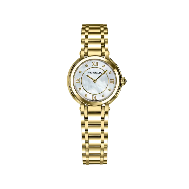 HERBELIN - Montre Femme Galet - Ref 17430BP59