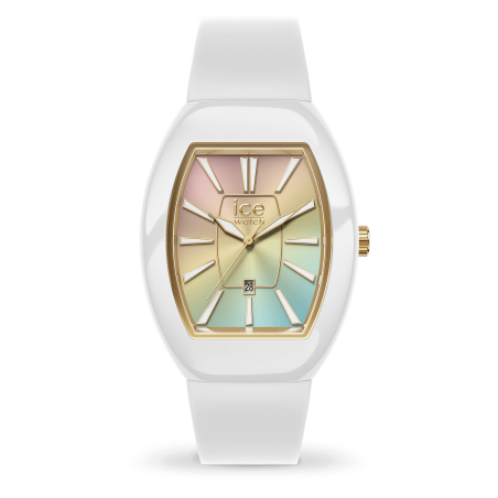 ICE WATCH - Montre Femme ICE boliday Dome White sunset rainbow - Ref 024035