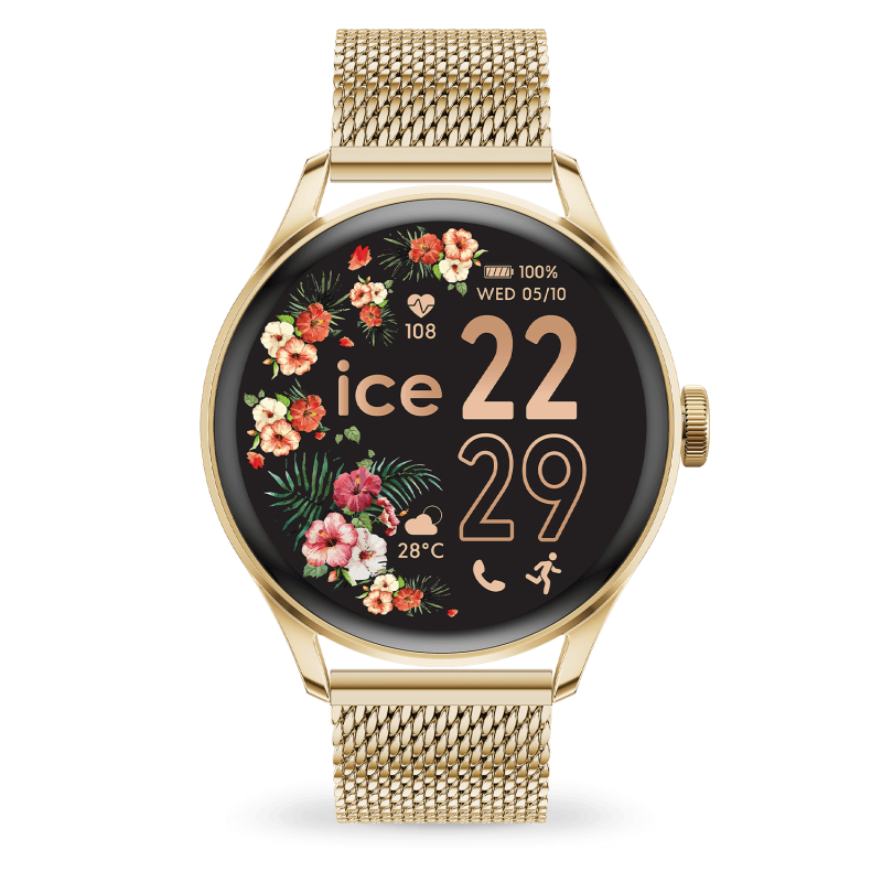 ICE WATCH - Montre Femme ICE smart 2.0 Gold Milanese - Ref 024655