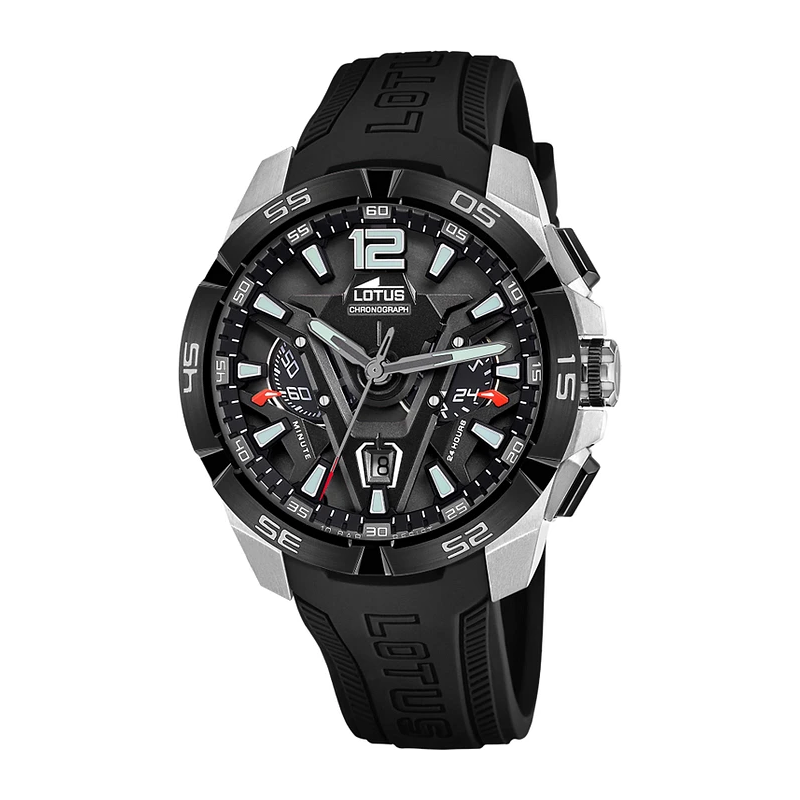 LOTUS - Montre Homme Silicone noir - Ref 18944/2