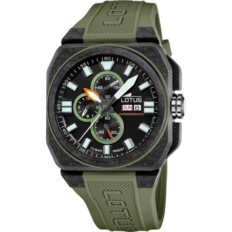 LOTUS - Montre Homme Silicone kaki - Ref 18976/1