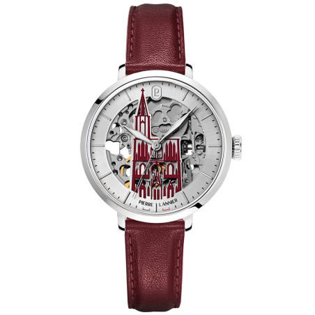 PIERRE LANNIER - Montre Femme Cuir automatique - Ref 101H625