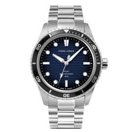 PIERRE LANNIER - Montre Homme Inti bleu - Ref 244H161