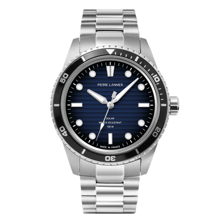 PIERRE LANNIER - Montre Homme Inti bleu - Ref 244H161