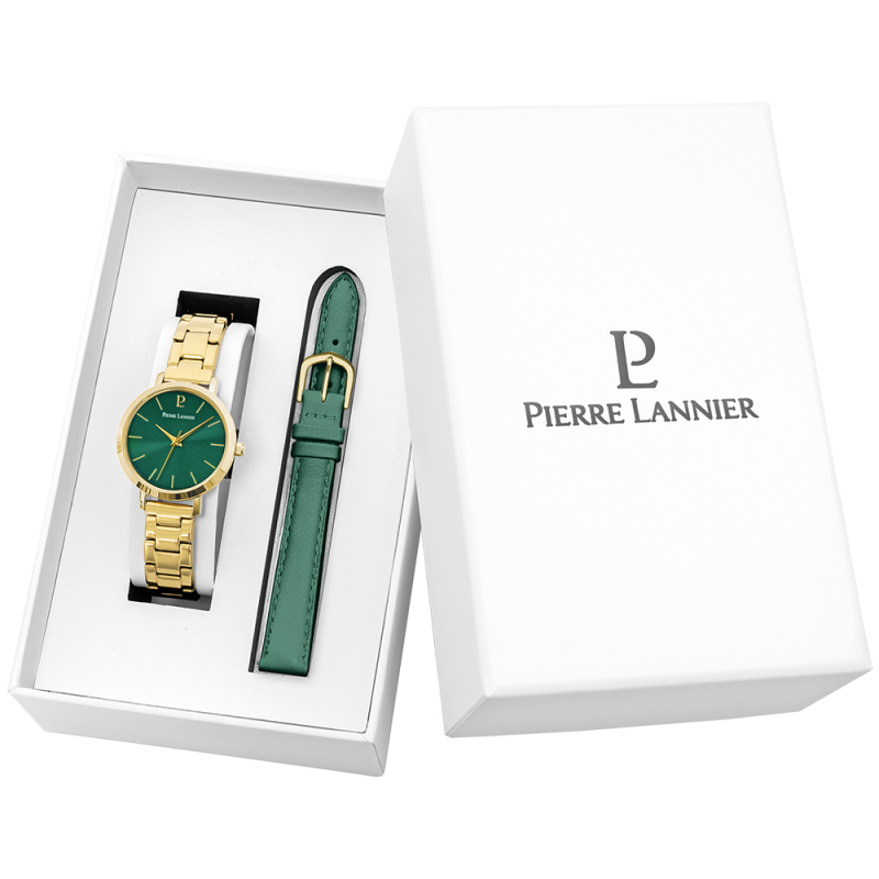 PIERRE LANNIER - Montre Femme Coffre Metropolitain - Ref 440F572