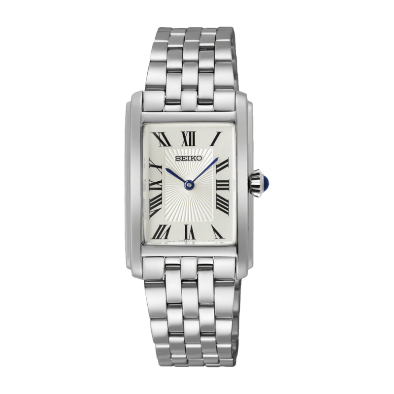 SEIKO - Montre Femme Classique rectangulaire - Ref SWR083P1