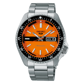 SEIKO - Montre Homme SKX Orange - Ref SRPK11K1