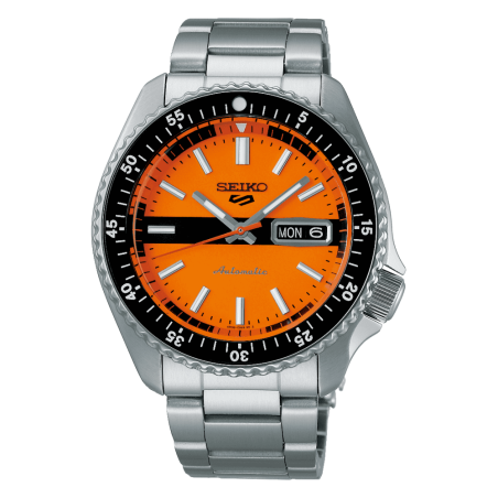 SEIKO - Montre Homme SKX Orange - Ref SRPK11K1