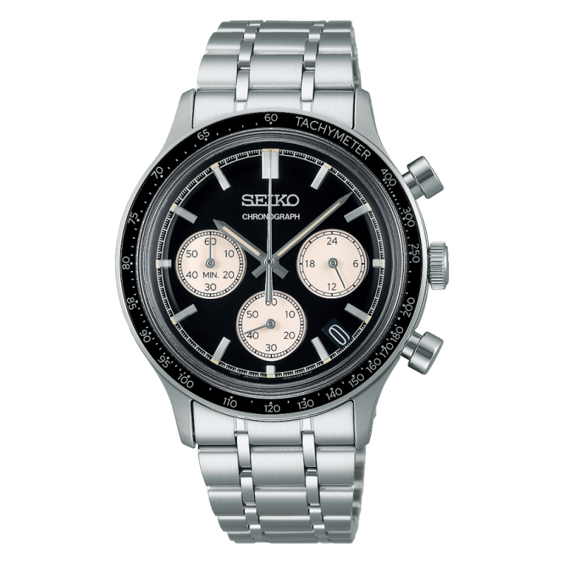 SEIKO - Montre Homme Sport Noir - Ref SSB479P1
