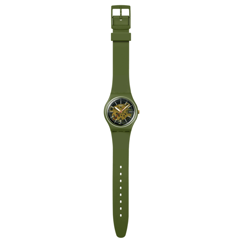 SWATCH - Montre Homme Thru The Greenery - Ref SO28G110