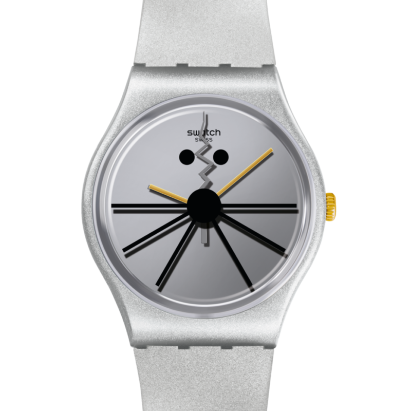 SWATCH - Montre Mixte Cheese! Squeak! - Ref GZ327