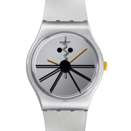 SWATCH - Montre Mixte Cheese! Squeak! - Ref GZ327
