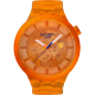 SWATCH - Montre Femme Orange Joy - Ref SB05O103