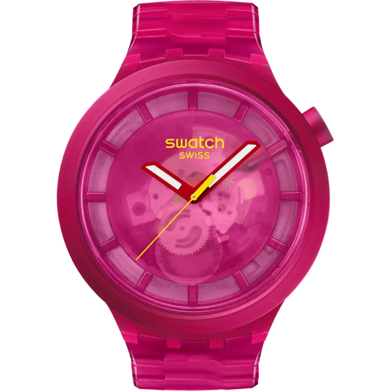 SWATCH - Montre Femme Pink Joy - Ref SB05P102 SWATCH - Montre Femme Pink Joy - Ref SB05P102