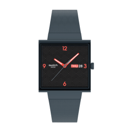 SWATCH - Montre Mixte Squared off - Ref SO34M701