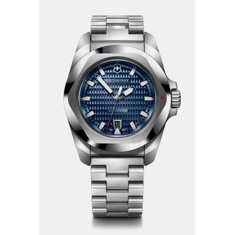VICTORINOX - Montre Homme Inox acier bleu - Ref 242020