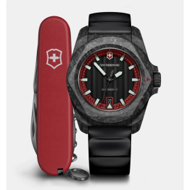VICTORINOX - Montre Homme Carbone silicone noir - Ref 242024.1