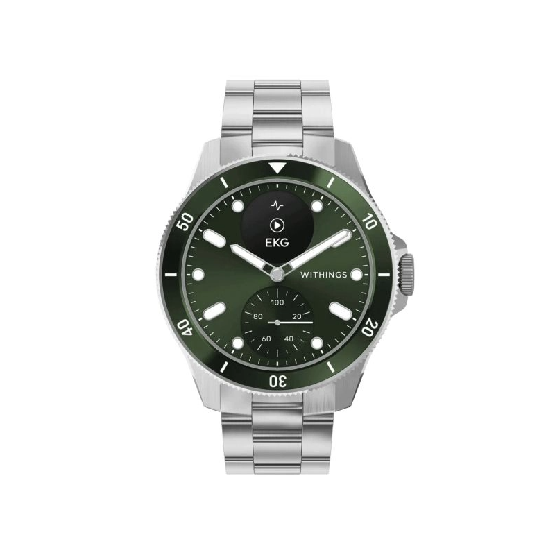 WITHINGS - Montre Homme Scanwatch Nova Green - Ref WSW N GREEN WITHINGS - Montre Homme Scanwatch Nova Green - Ref WSW N GREEN