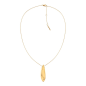 Calvin Klein - Collier pendant acier doré - Ref 35000814