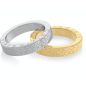 Calvin Klein - Duo de Bague acier bicolore - Ref 35000444C