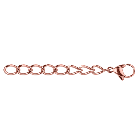 Coeur de Lion - Chaine de rallonge acier rose - Ref 8802/88-5613