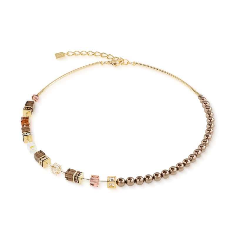 Coeur de Lion - Collier Geocube Mocha Mousse - Ref 5086/10-1100