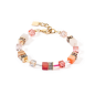 Coeur de Lion - Bracelet Geocube jaune orange - Ref 4905/30-0310