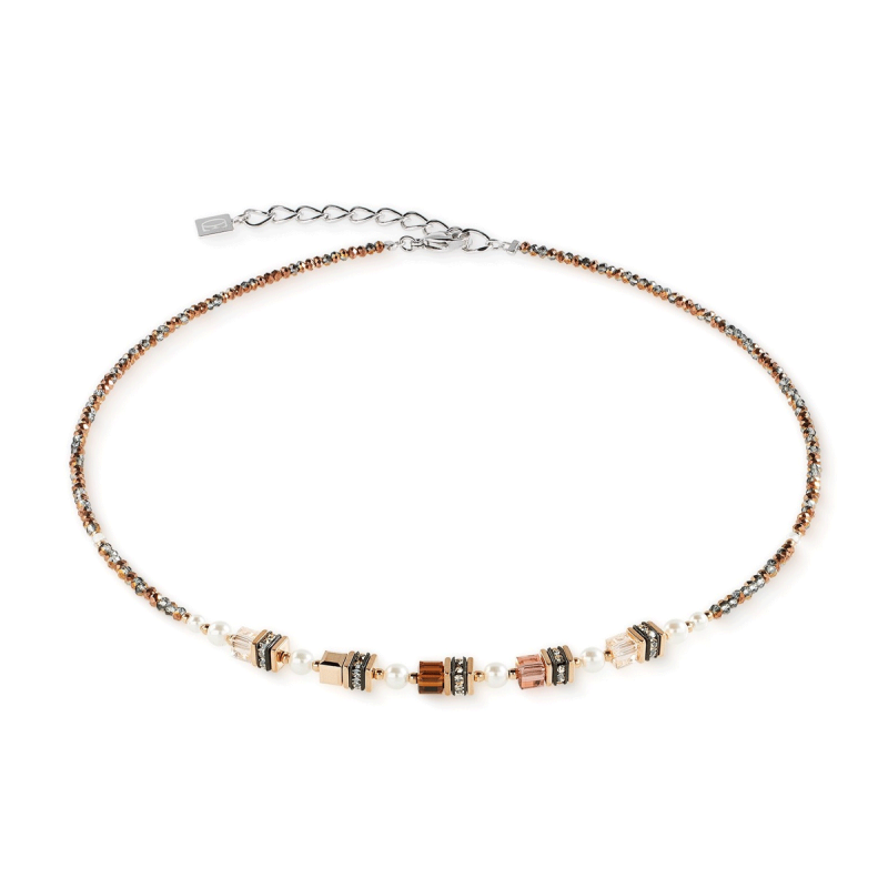 Coeur de Lion - Collier Geocube Mocha Mousse - Ref 4567/10-1100