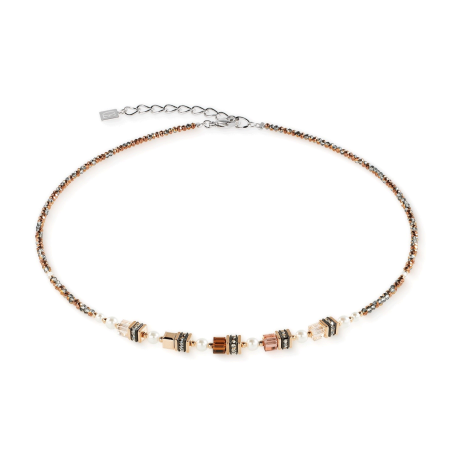 Coeur de Lion - Collier Geocube Mocha Mousse - Ref 4567/10-1100